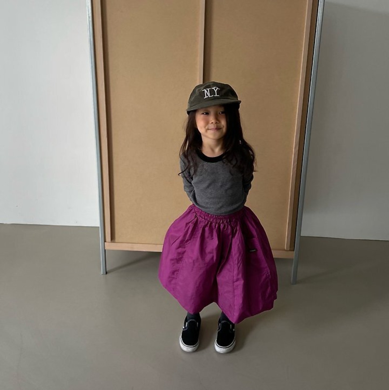 韓国子供服 / 26Autumn / cantuccistudio / ニューヨークキャップ / 秋服 *FREE(周囲 約56cm)*
