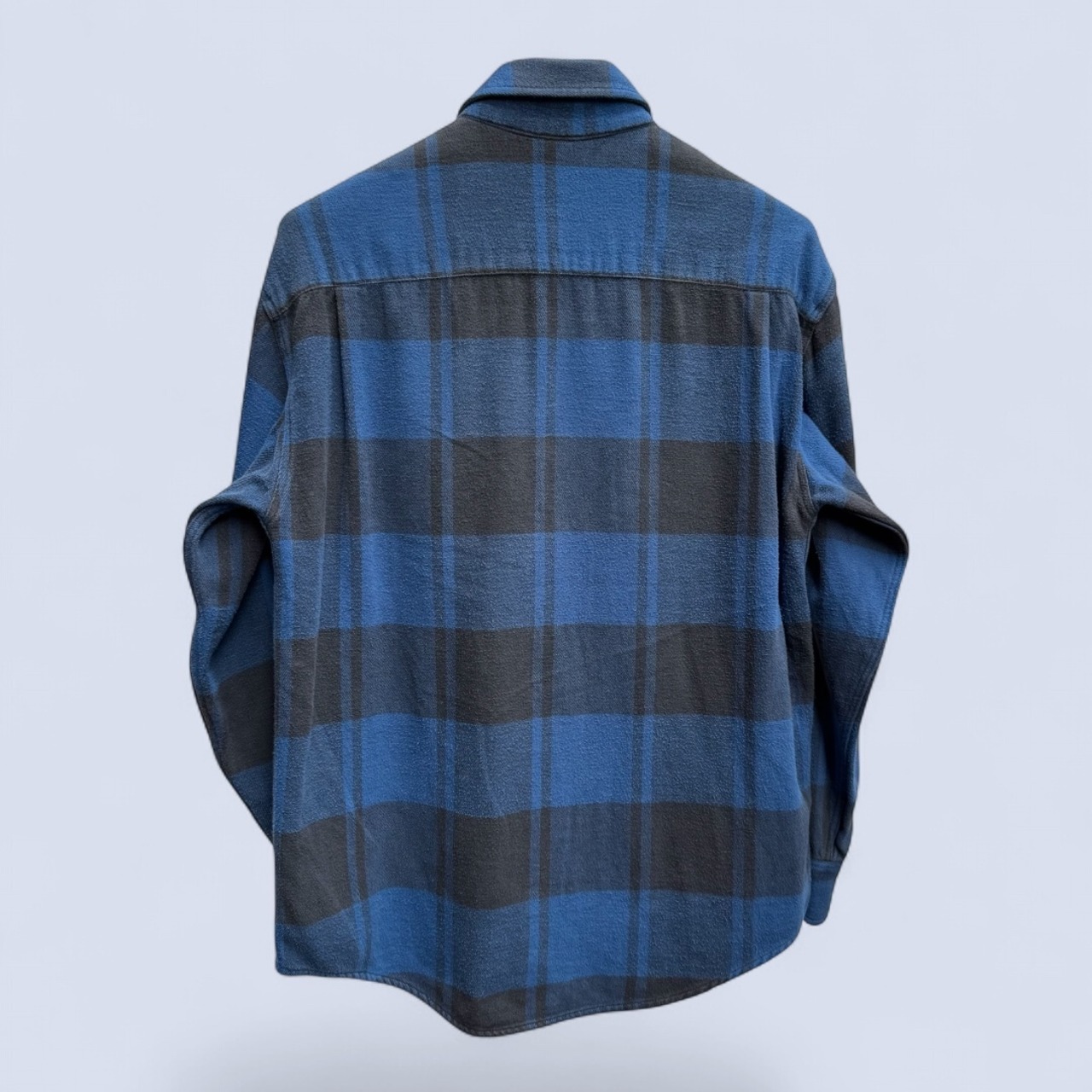 OLD GAP BLUE FLANNEL CHECK SHIRT