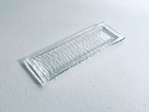 リム皿  Line series クリア 150×50mm
