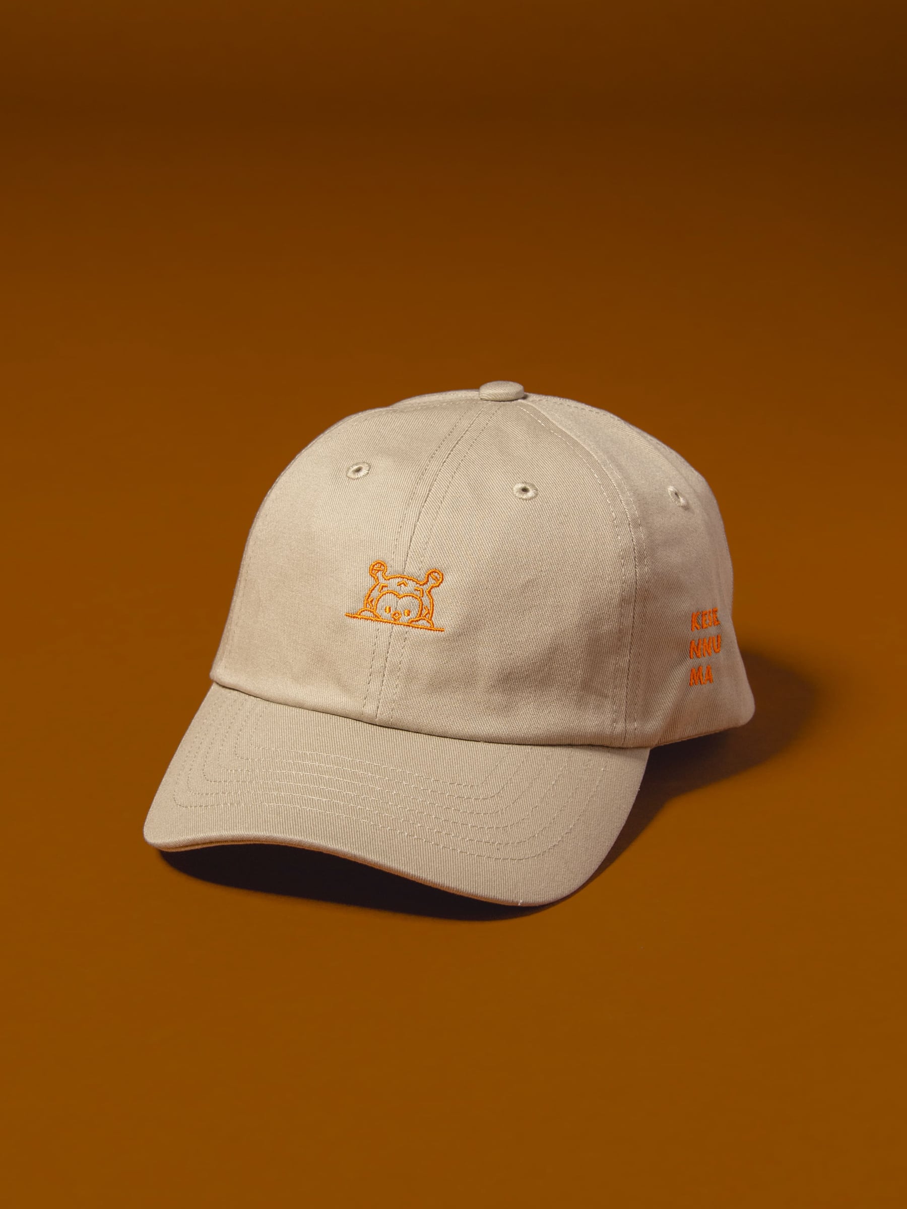ホヤぼーや刺繍ベースボールキャップ（ベージュ） | SECOND SIDE STORE