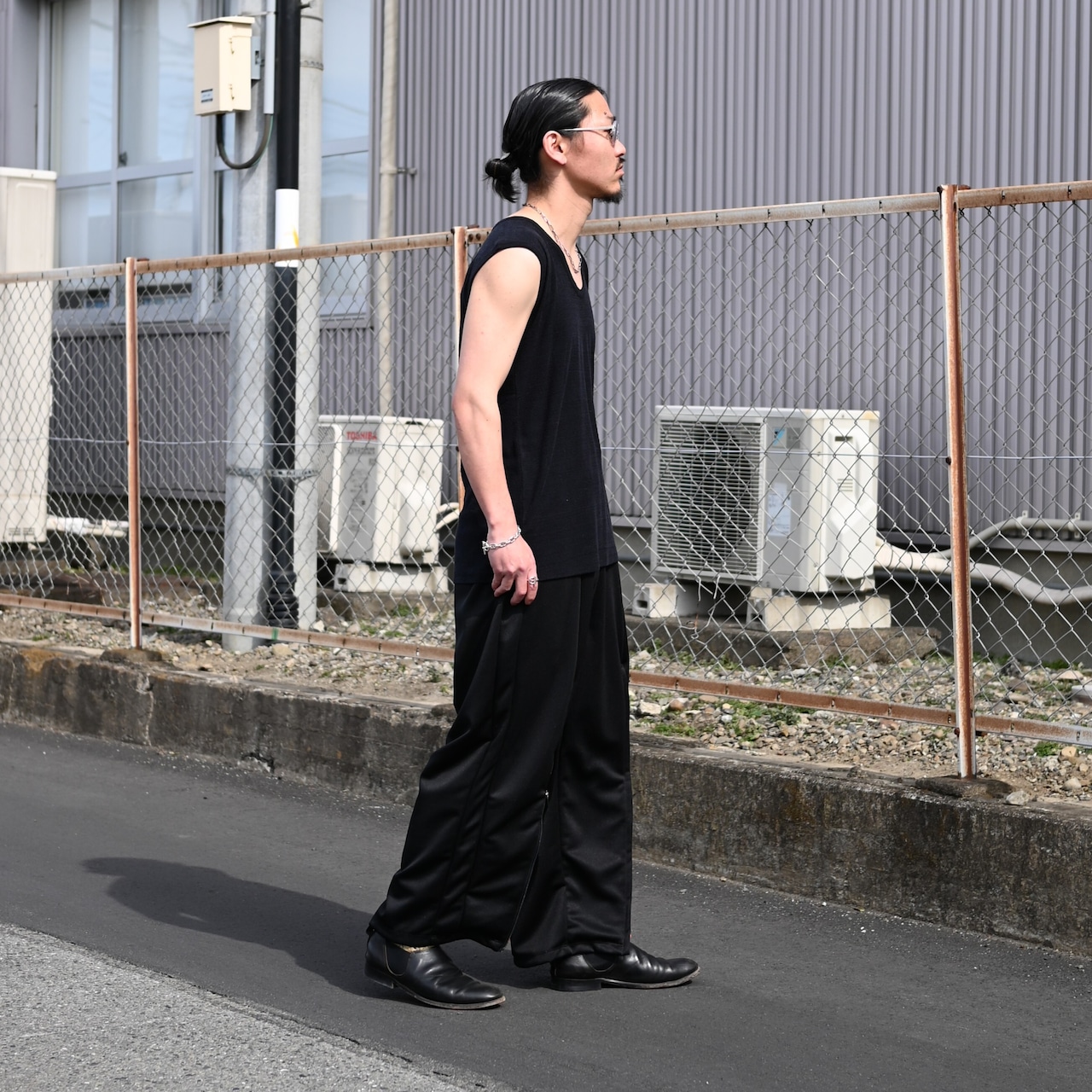 SILENCE / Nep Silk Sleeveless Knit