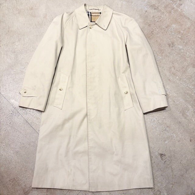 Burberrys BALMACAAN COAT BEIGE ENGLAND OLD MODEL 42SH