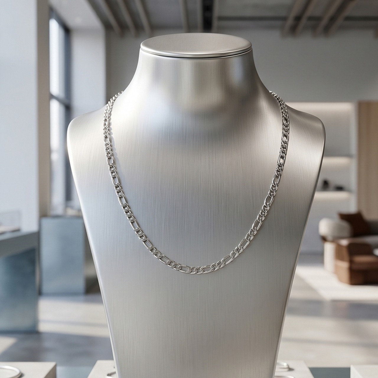 フィガロネックレスシルバー