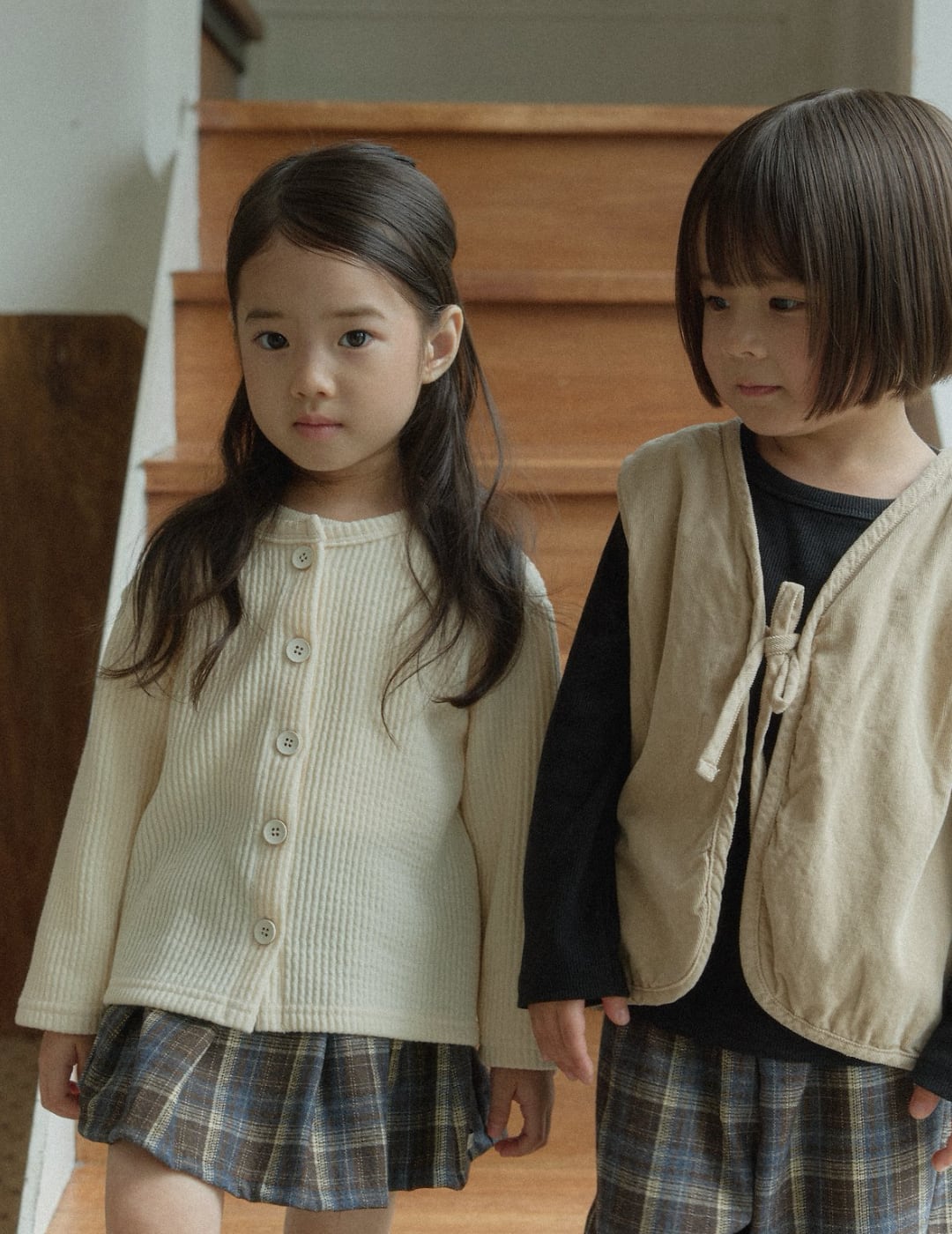 送料無料【予約】/ kids ハッピーリバーシブルベスト /lalaland
