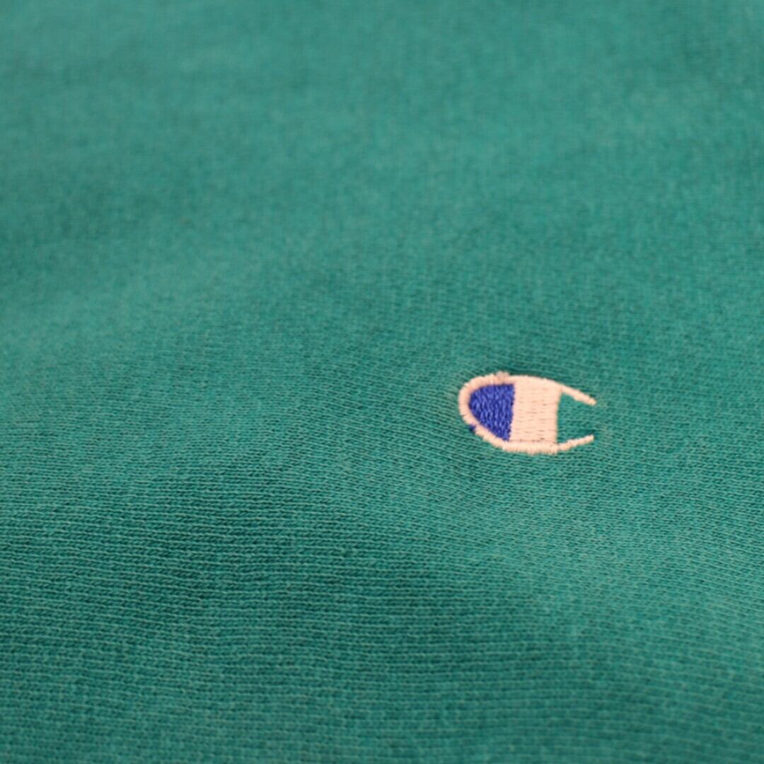 古着 80s USA製 Champion Reverse Weave Warmup Crew Neck Green