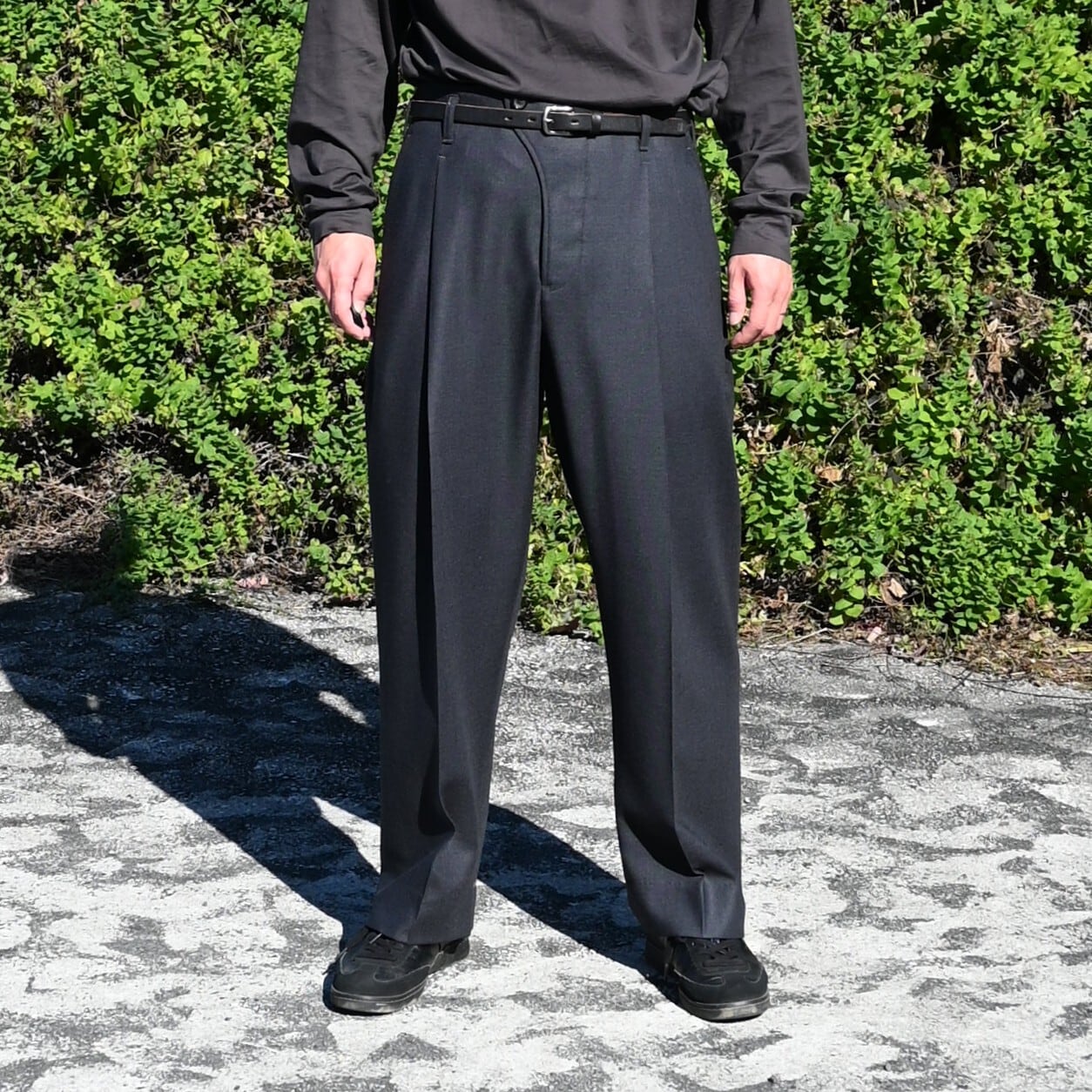 山内 / ヘビーウールツイル・サイドシームレスパンツ | GANKO