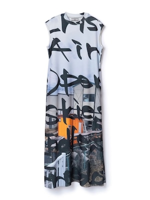 【25AW】NONTOKYO ノントーキョー / プリントノースリーブワンピース