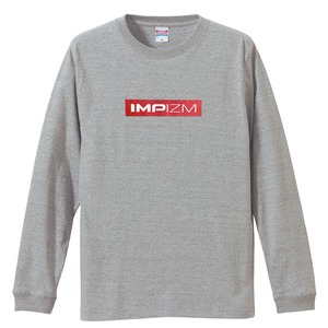 Tシャツ ロングスリーブ『IMPIZM』／Mix gray