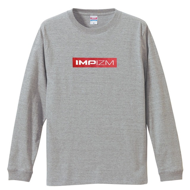 Tシャツ ロングスリーブ『IMPIZM』／Mix gray