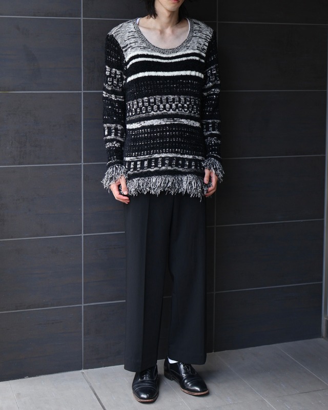 hem Fringe design knit