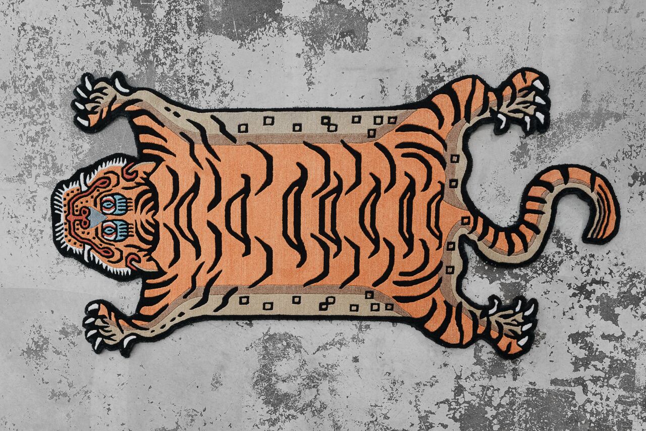 TIBETANTIGER RUG チベタンタイガーラグ TIBETAN TIGER RUG(チベタンタイガーラグ) Mサイズ 75×130cm | 家具