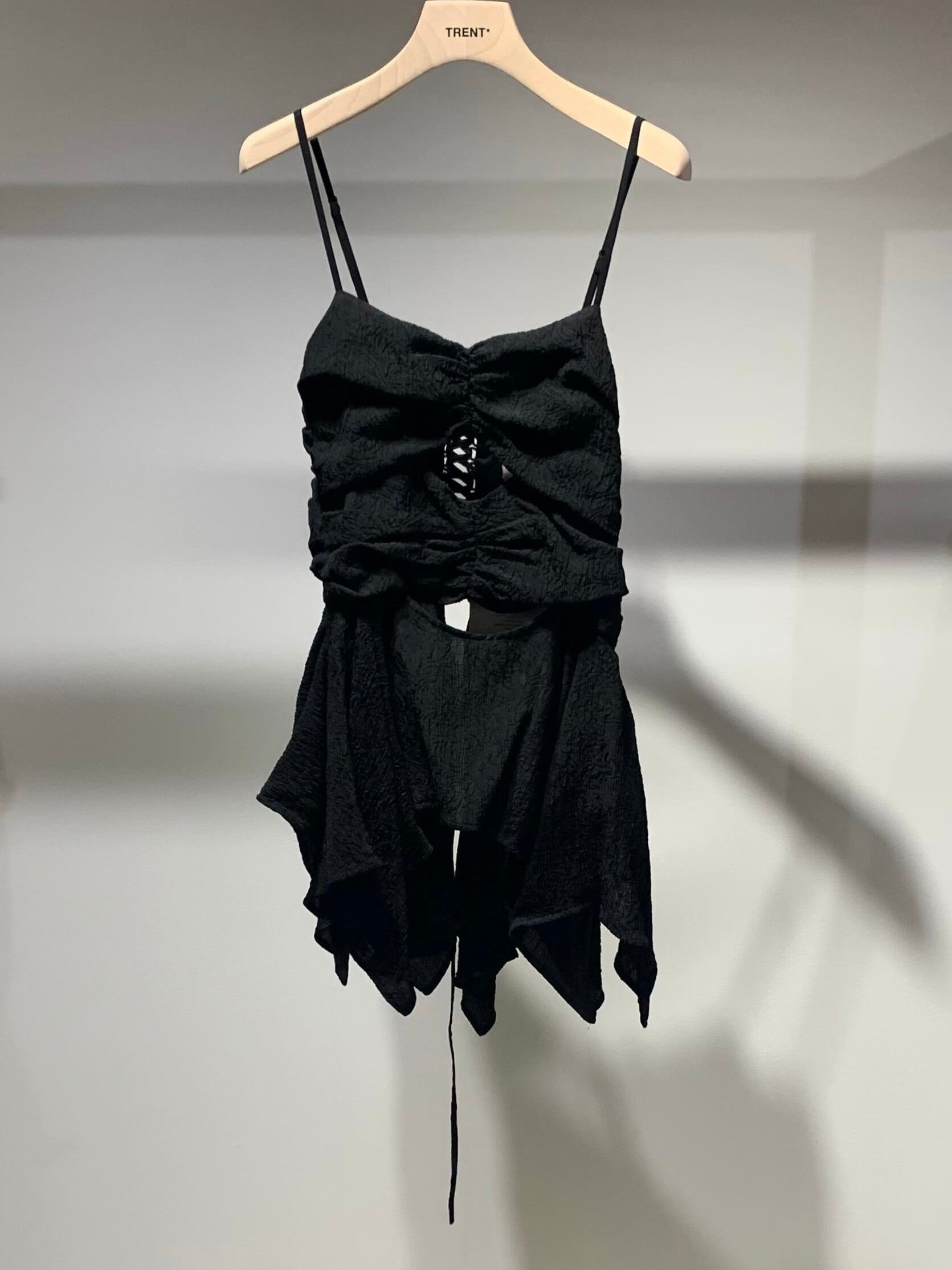 BOTANICAL JACQUARD CUTOUT CAMITOP｜FETICO FETICO BOTANICAL