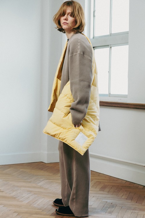 INNAT "WAFFLE JOGGER PANTS( Gray Beige (ミモザ))"