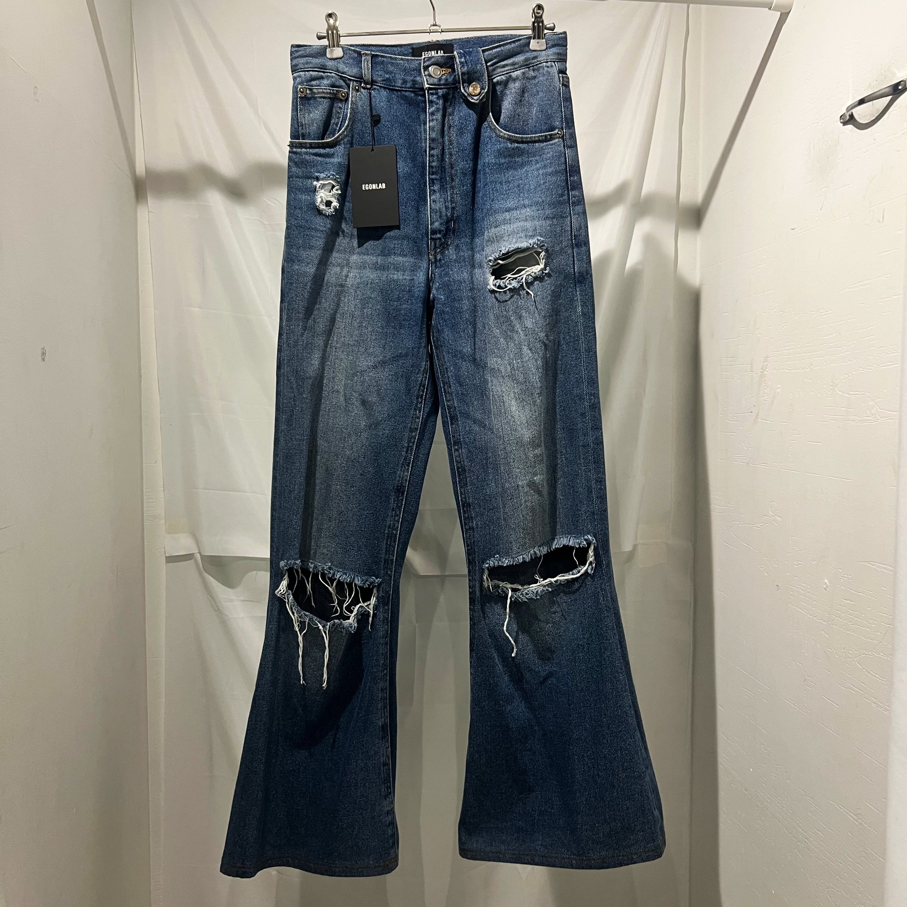 Egon lab. エゴンラボ 23SS ATOMIC DENIM BLUE WASHED STONE 