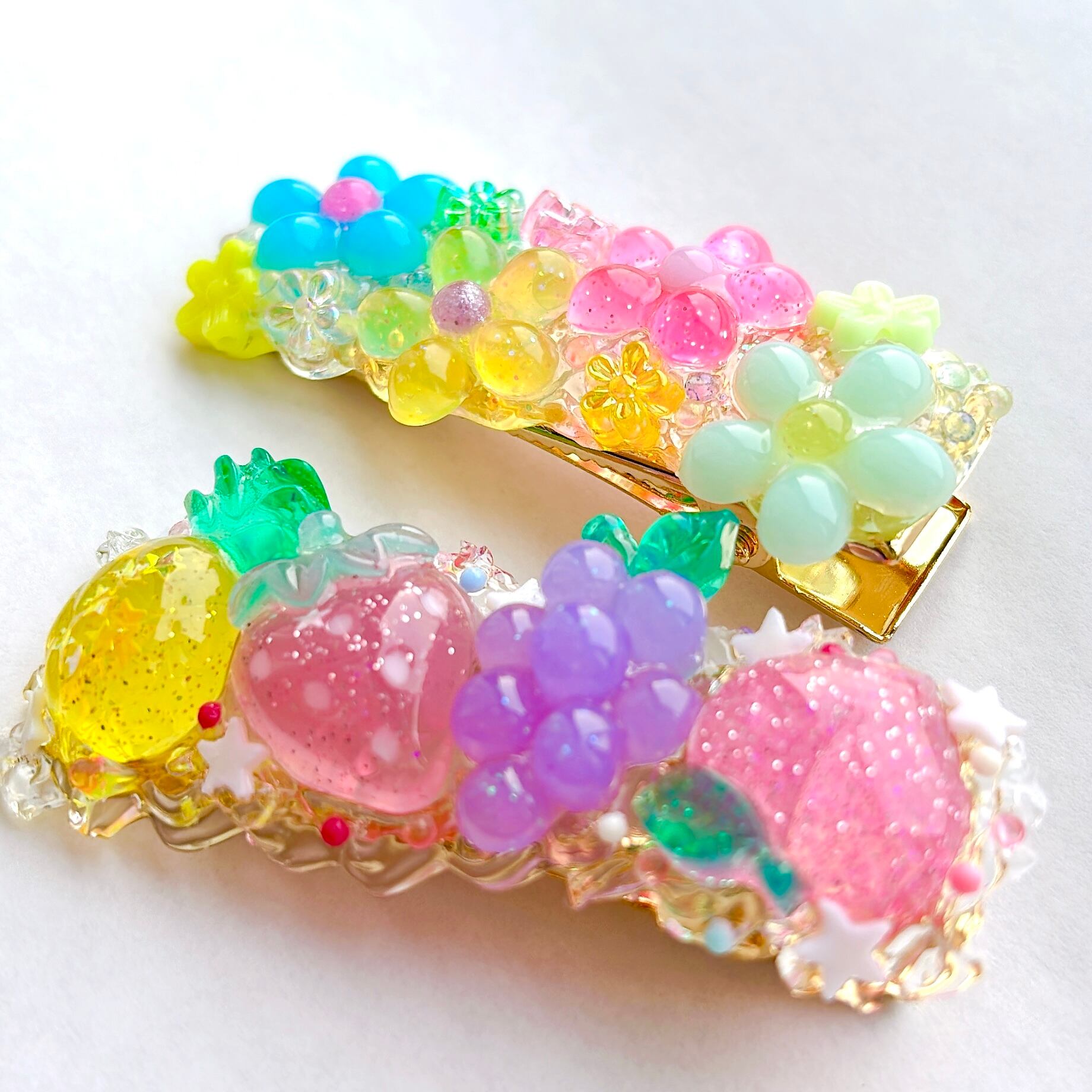 little hair clip   （ fruits _  jelly ）  ヘアクリップ