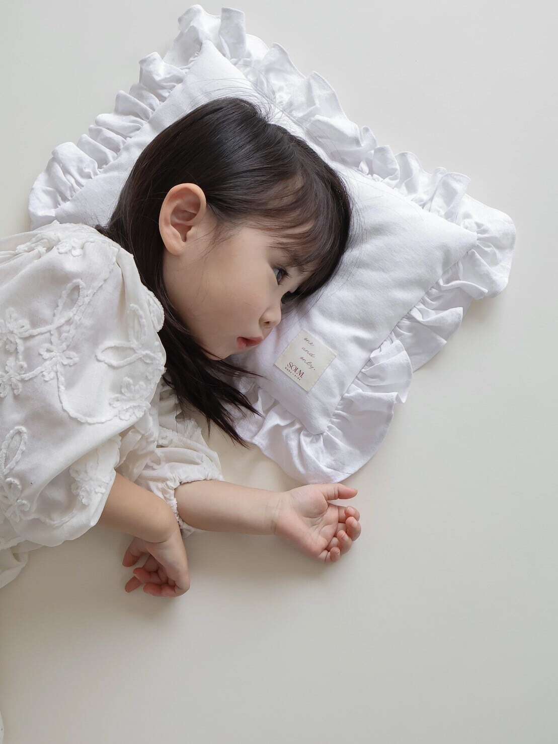 Sprinh gift set <frill pillow + floret blanket + floret purse set twin> ベビーピロー フリルピロー ベビー枕 ガーゼブランケット ガーゼケット 巾着ポーチ 出産祝い ギフトセット