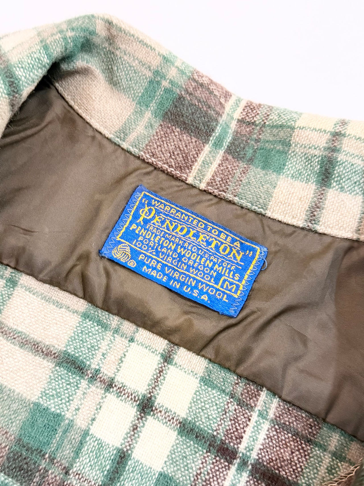 70s PENDLETON WOOL SHIRT MADE IN USA Size M