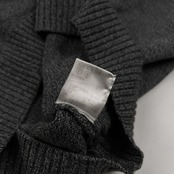 BARNEYS NEW YORK バーニーズニューヨーク ハーフジップ メランジ ウールニットセーター サイズ 46 /グレー/男女でも
