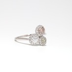 カメレオンダイヤモンドリング pt900 / 0.224ct / 0.337ct / 0.160ct