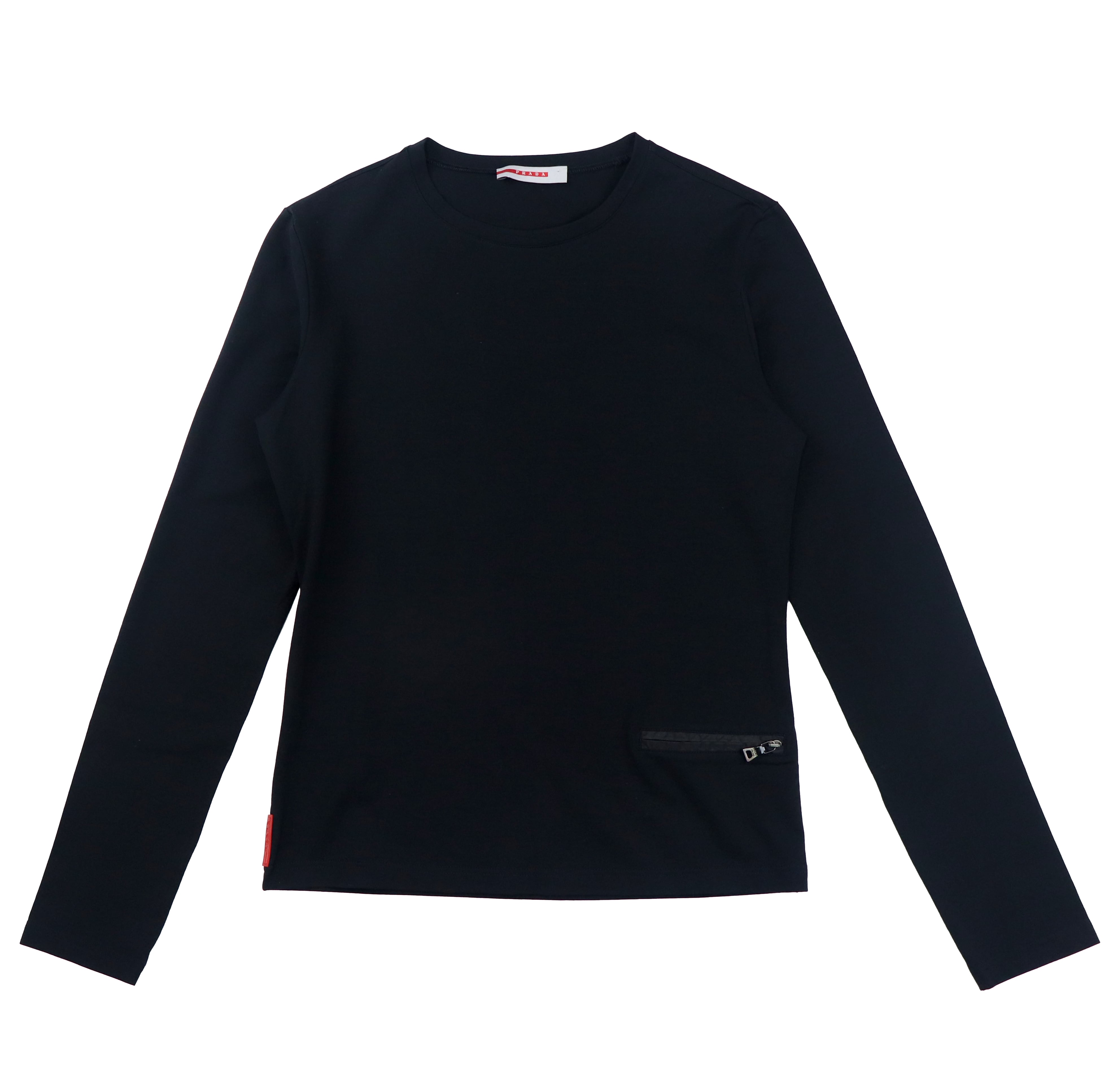 PRADA ZipPocketLongSleeveT-Shirt