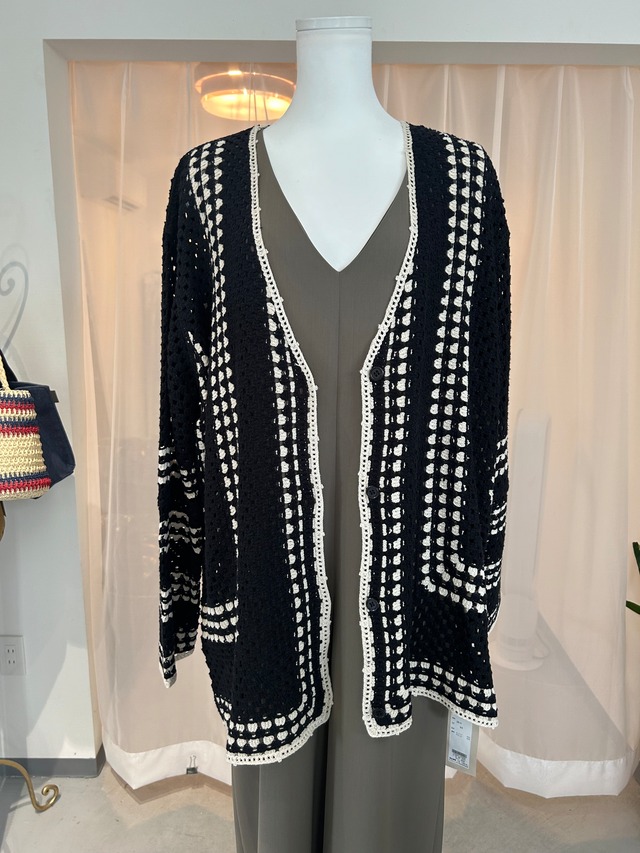 cafune カフネ クロシェニットカーディガン 435921 | select shop As