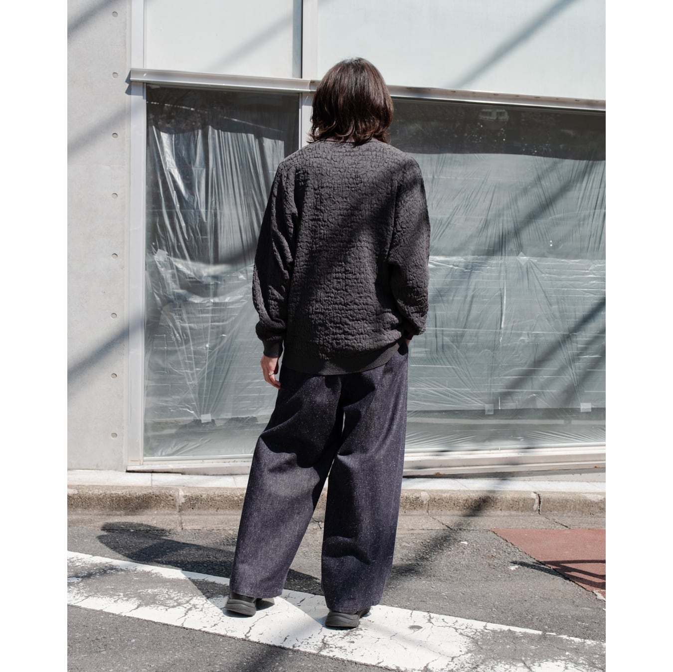 Blanc YM] (ブランワイエム) BL-25S-KLPS Knit Long Polo Shirts