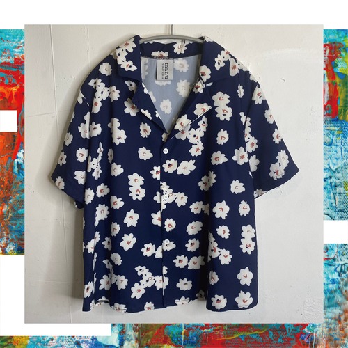 select 11062：flower print shirt
