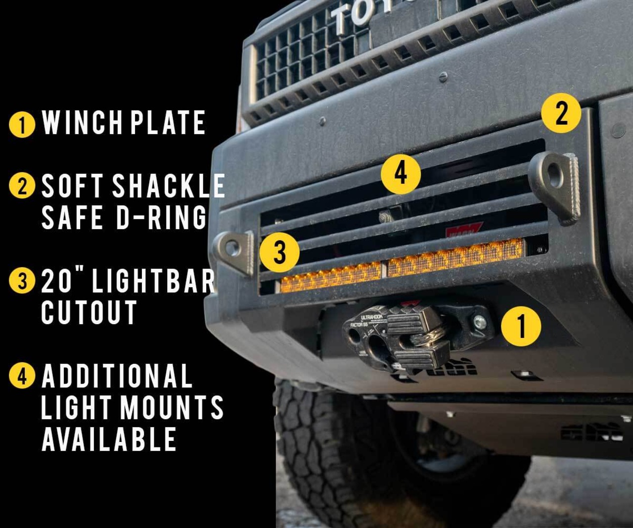 ［CBI OFFROAD］ランドクルーザー250 LC250 Covert Front Bumper - 2