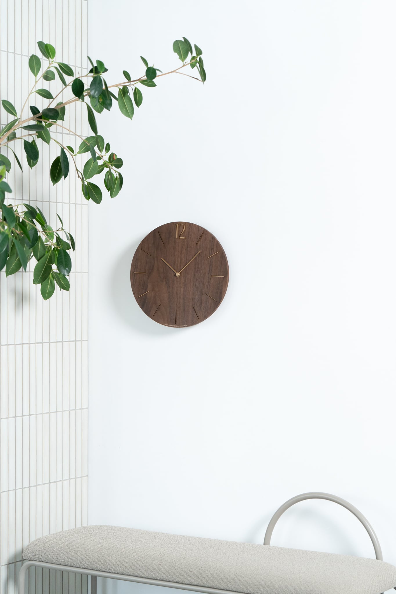 電波時計 PROUD CLOCK WALNUT -NENRIN- | シャンブル【CHAMBRE】by