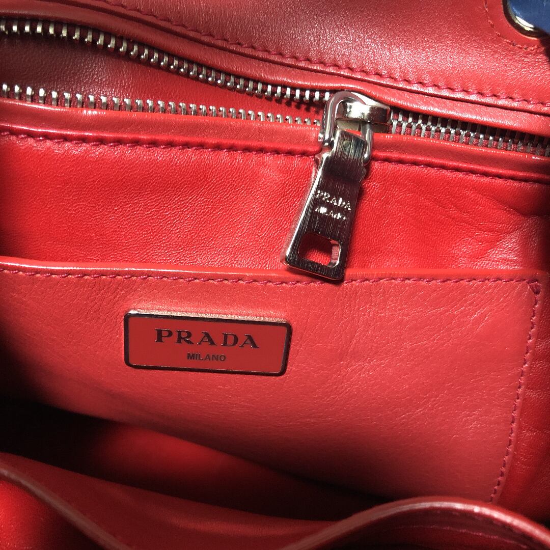 PRADA プラダ 巾着 2way ショルダーバッグ フリンジ レザー | BRAND YU