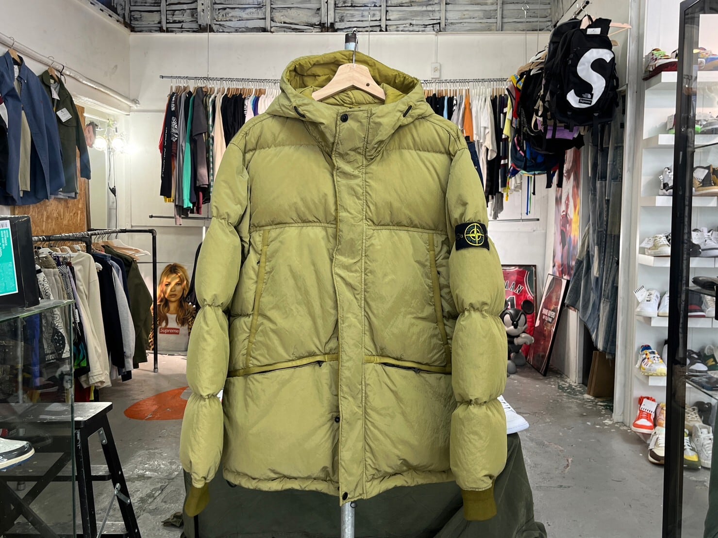 STONE ISLAND NYLON METAL DOWN TC YELLOW XL 751544508 01972 | BRAND 