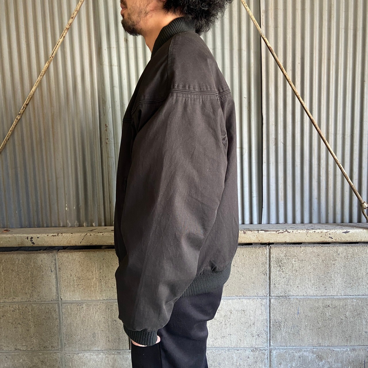 Par Four カップショルダー ブルゾン 中綿入り ダービージャケット 