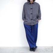 kelen   CHINA BUTTON CHECK SHIRT "BRETON"