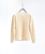THE INOUE BROTHERS／Baby Alpaca Waffle Crew／Natural White
