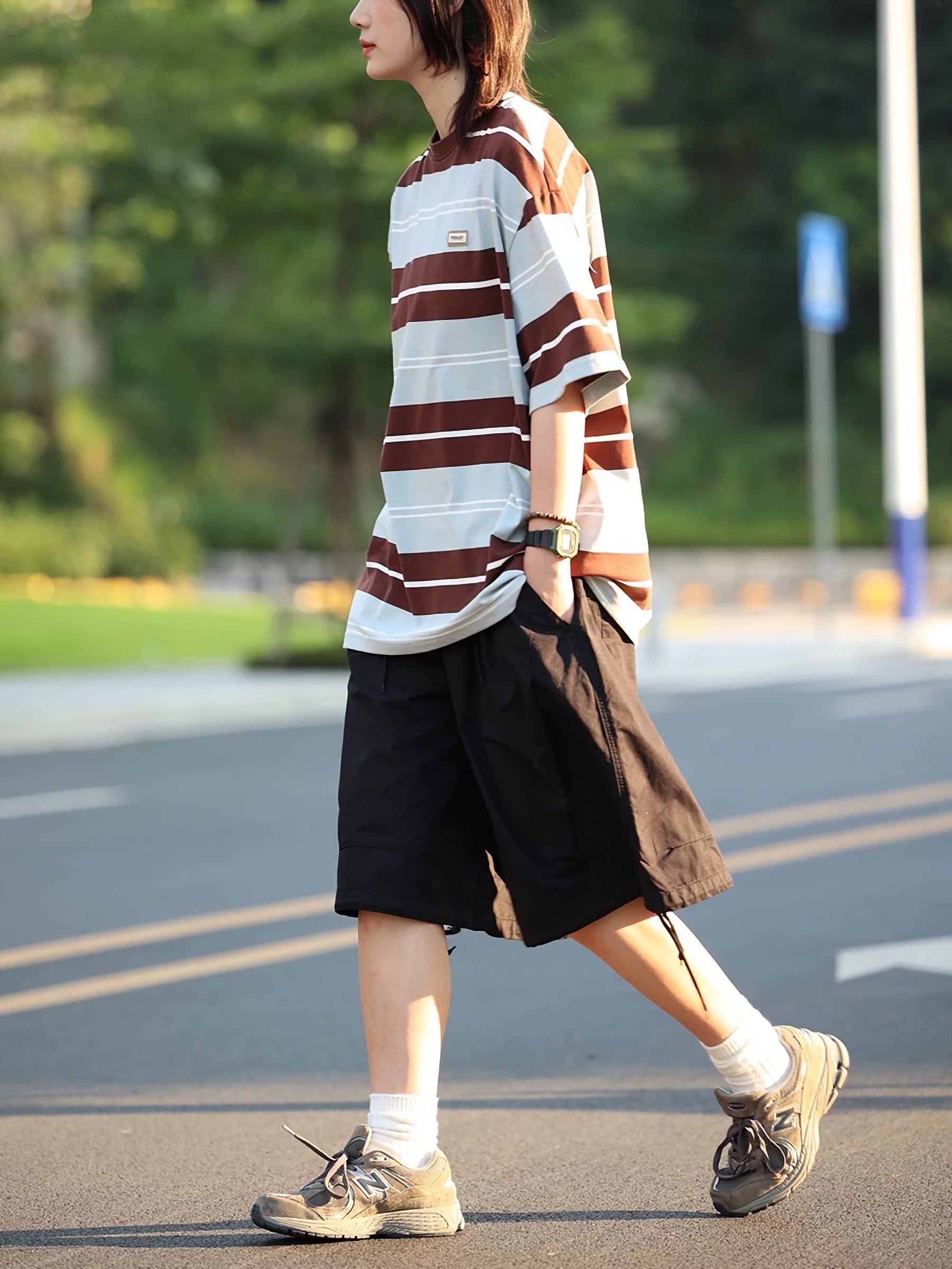 【サイズが合えばお買い得】ワイドレッグハーフパンツ/ Wide Leg Shorts