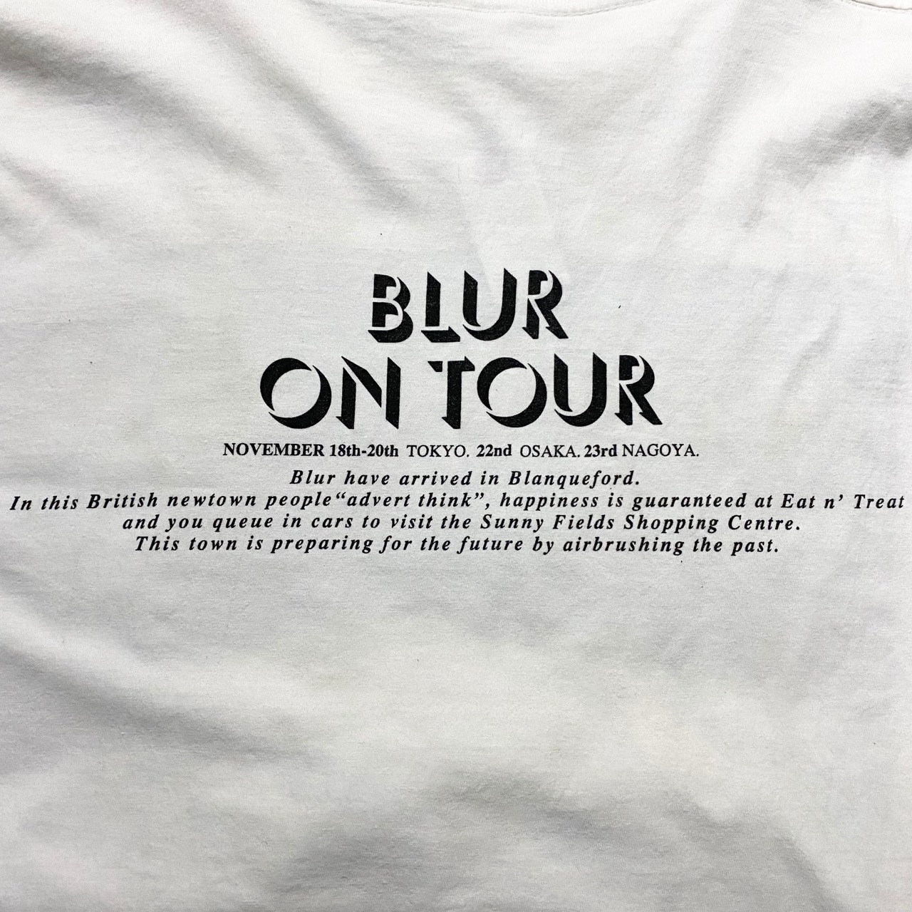 vintage 1993’s BLUR music tee “modern life is rubbish”