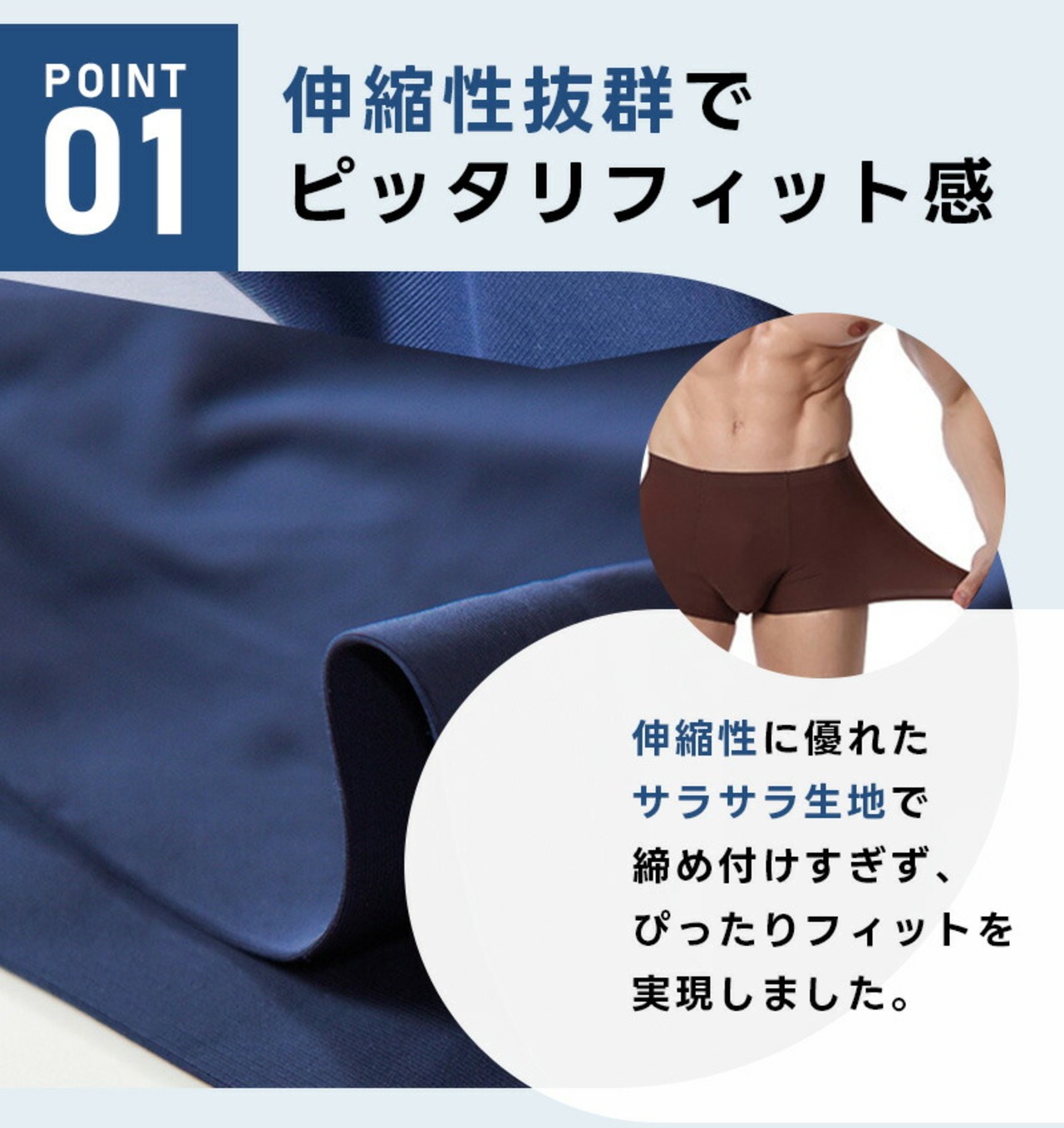 ボクサーパンツ 2枚セット メンズ アンダーウェア 肌着 吸汗速乾 下着 パンツ 無地 通気性 ブラック ec-071