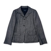 BURBERRY バーバリー ウール ジャケット 40/グレー レディース