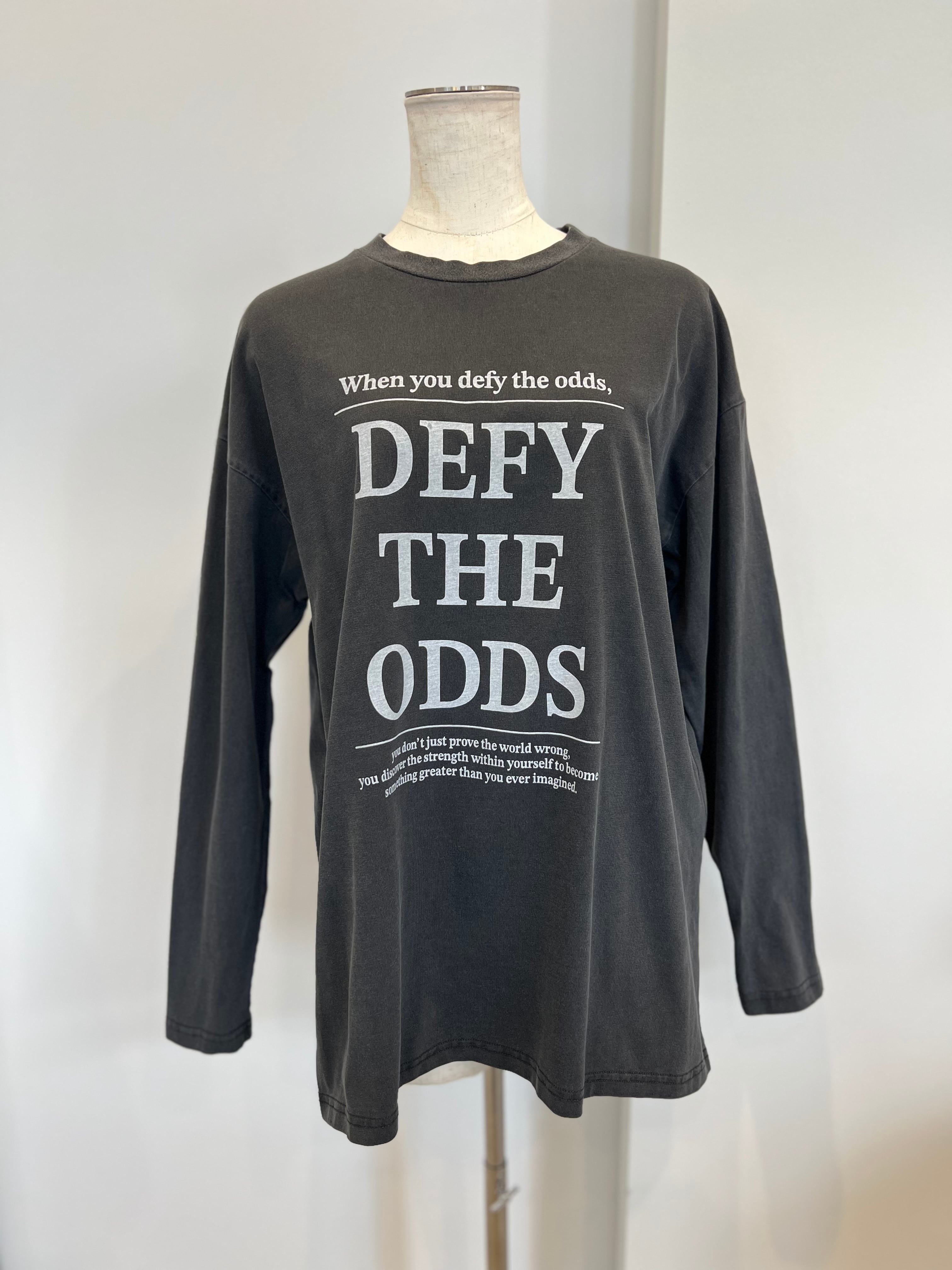 【PASSIONE】ロゴロングスリーブTシャツ