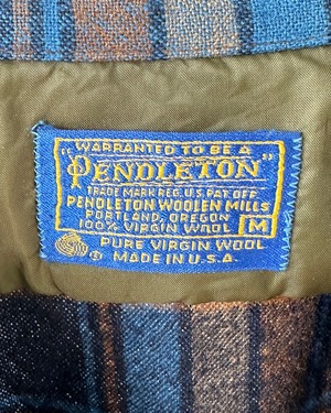 -Pendleton- Vintage 70s M Board Shirt