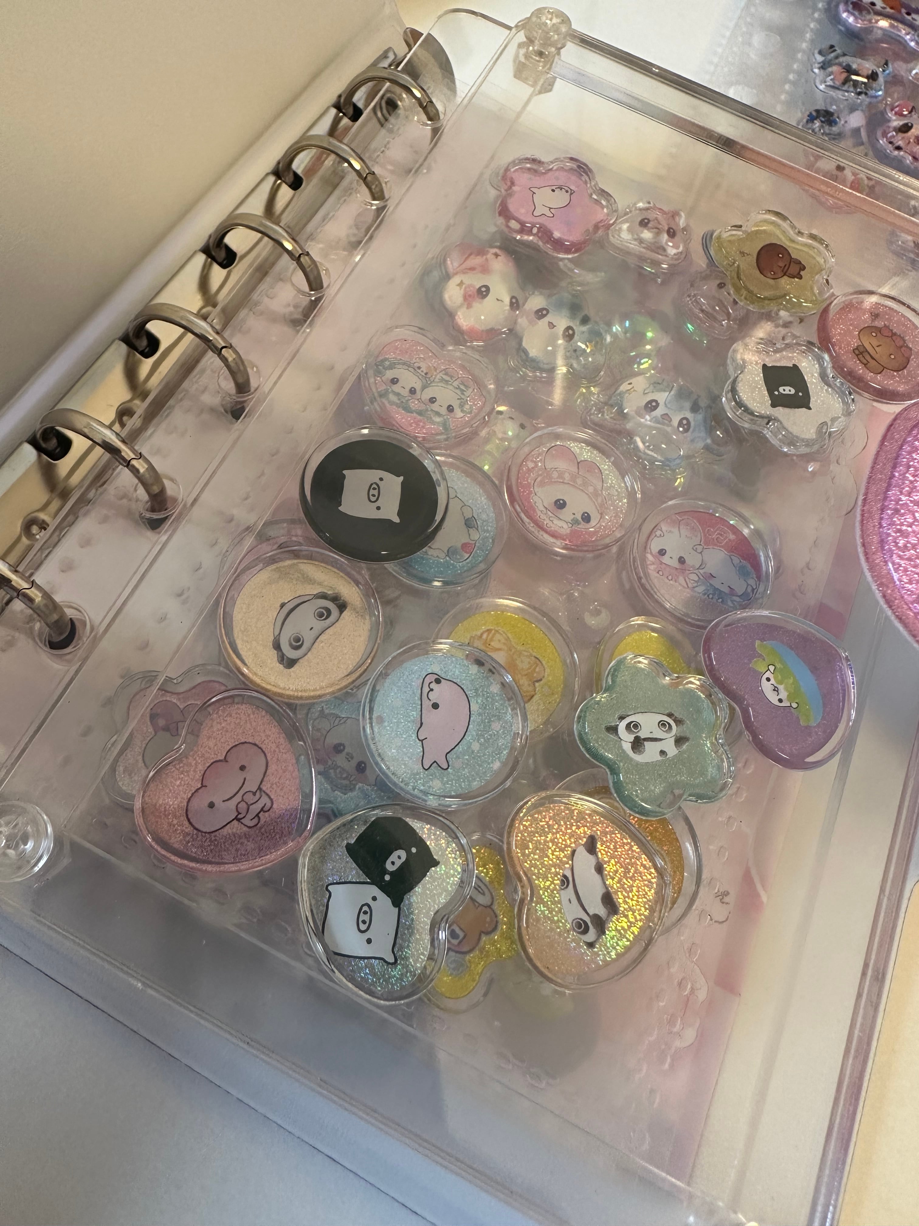 期間限定セール☆A7サイズおはじきシール収納☆シャカシャカノート