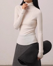 Turtle neck Tops T20417