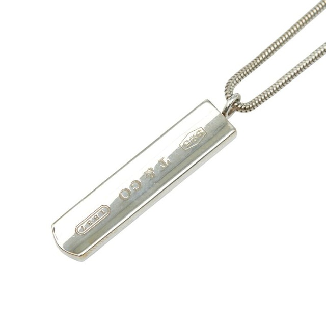 ティファニー 1837 バータグ ネックレス SV925 シルバー レディース TIFFANY&Co. 【中古】