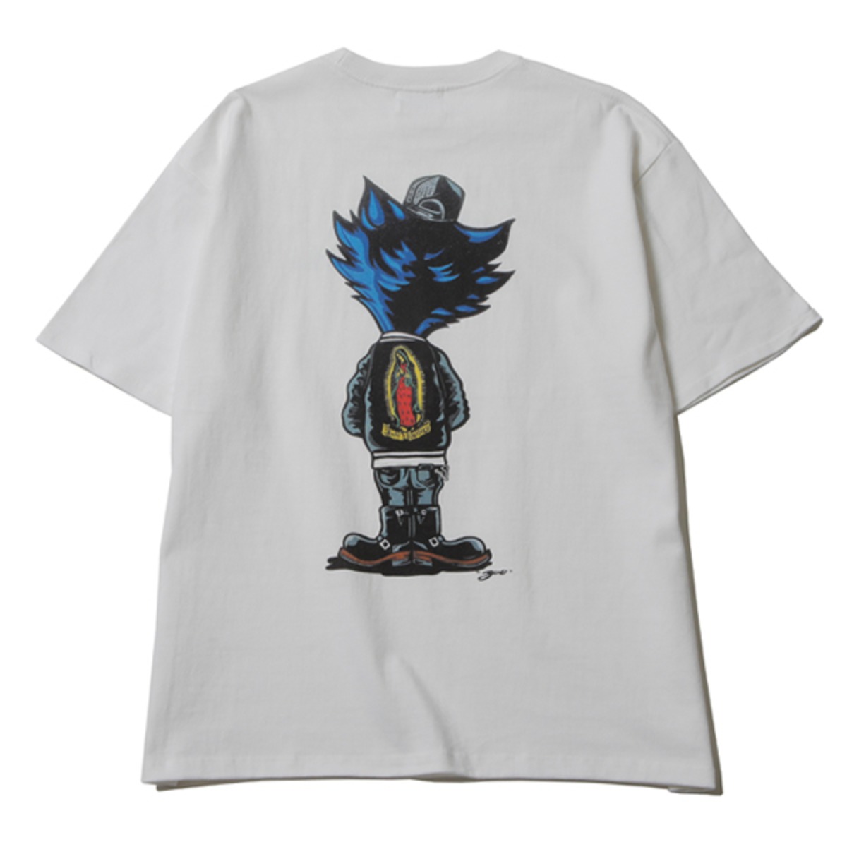 RUDE GALLERY】ルードギャラリー RUDE CAT BACK TEE (WHITE) メンズT 
