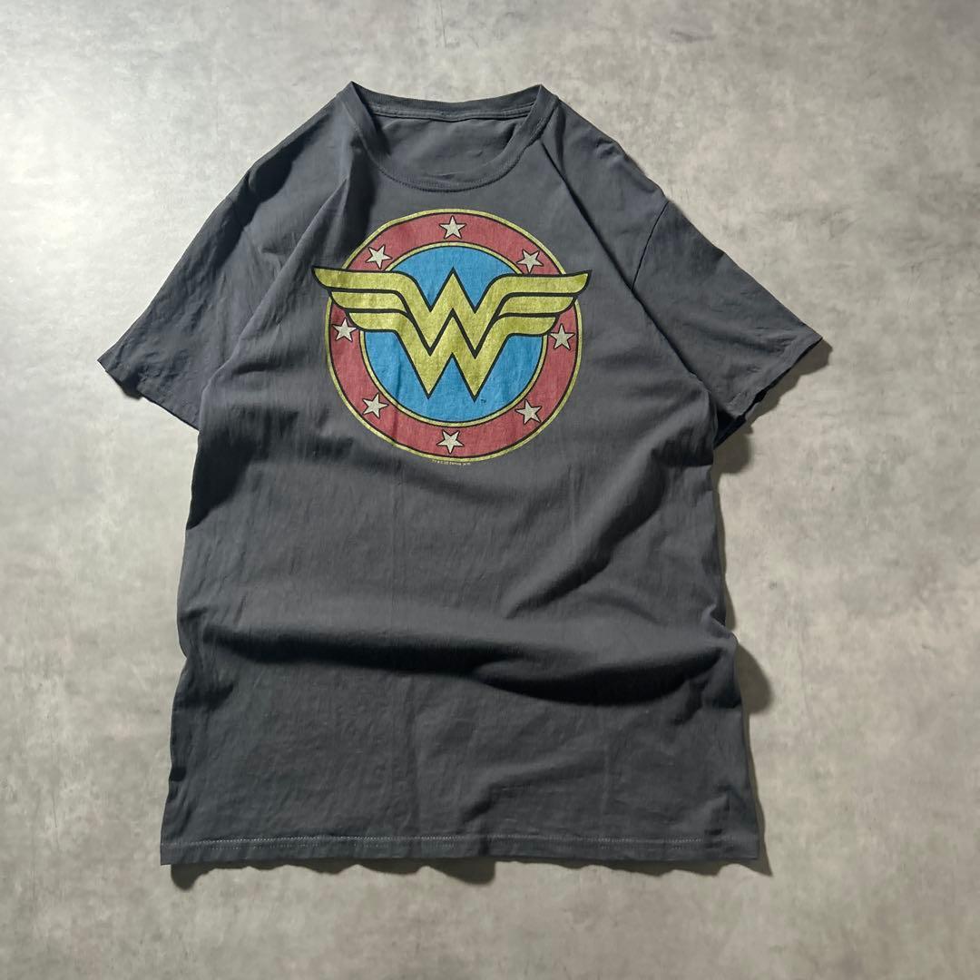 ヴィンテージ ワンポイント ロゴ マーベル デザイン プリンTシャツ