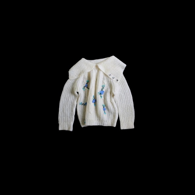 VINTAGE/ 1980s Bees-work Sweater