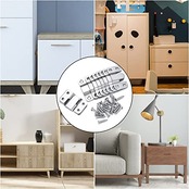 10個/5ペア 額縁吊金具 同じ高さの台紙ブラケット 連結フォトフレームブラケット 壁掛けフック 取り付け用金具 製壁掛けフック 絵画 額縁