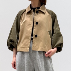 PASSIONE two tone military jacket