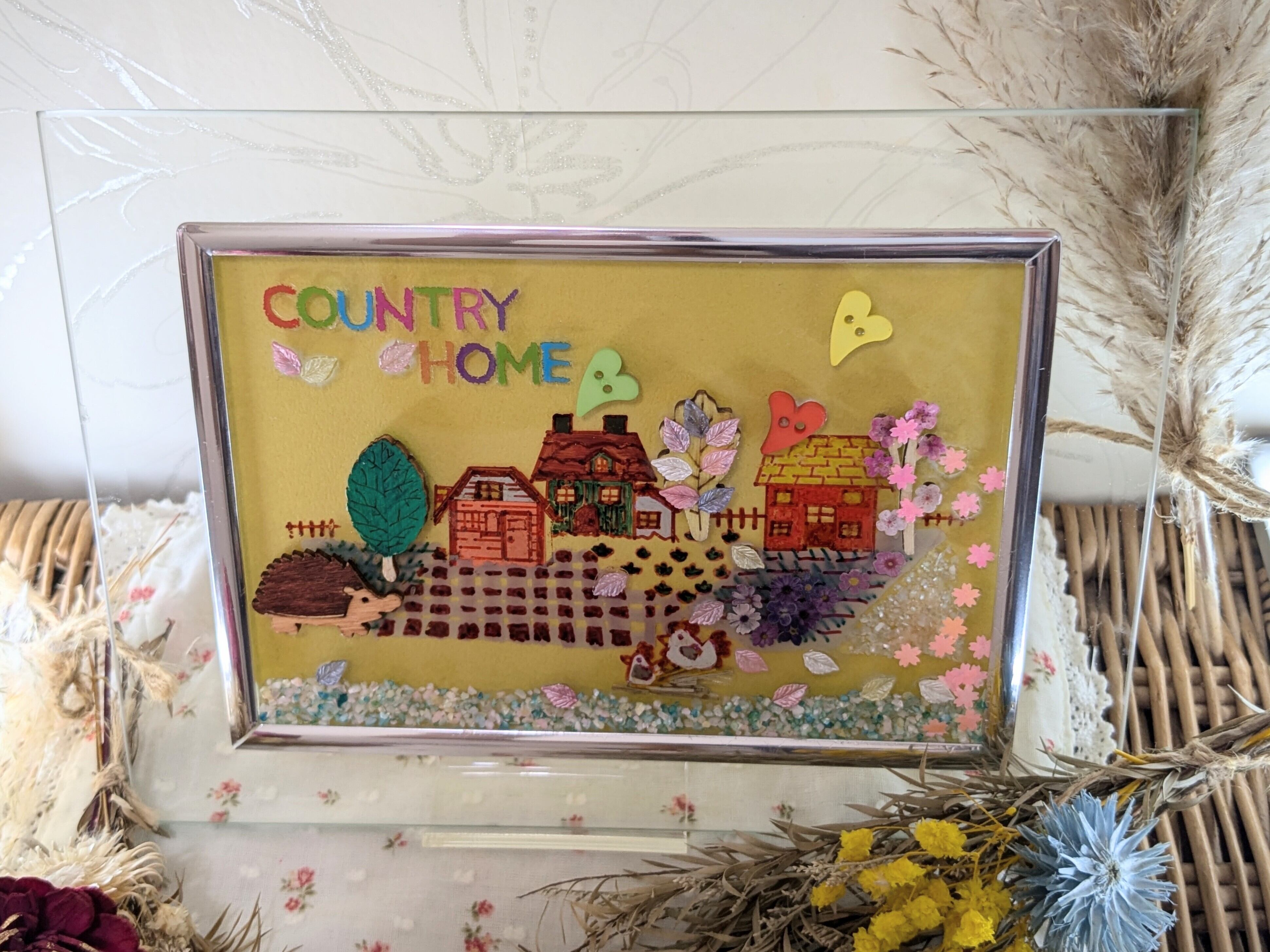 シーグラスアート❣️春が来た 完売】（再販受付中）早く春よ来い!【Roll On Spring