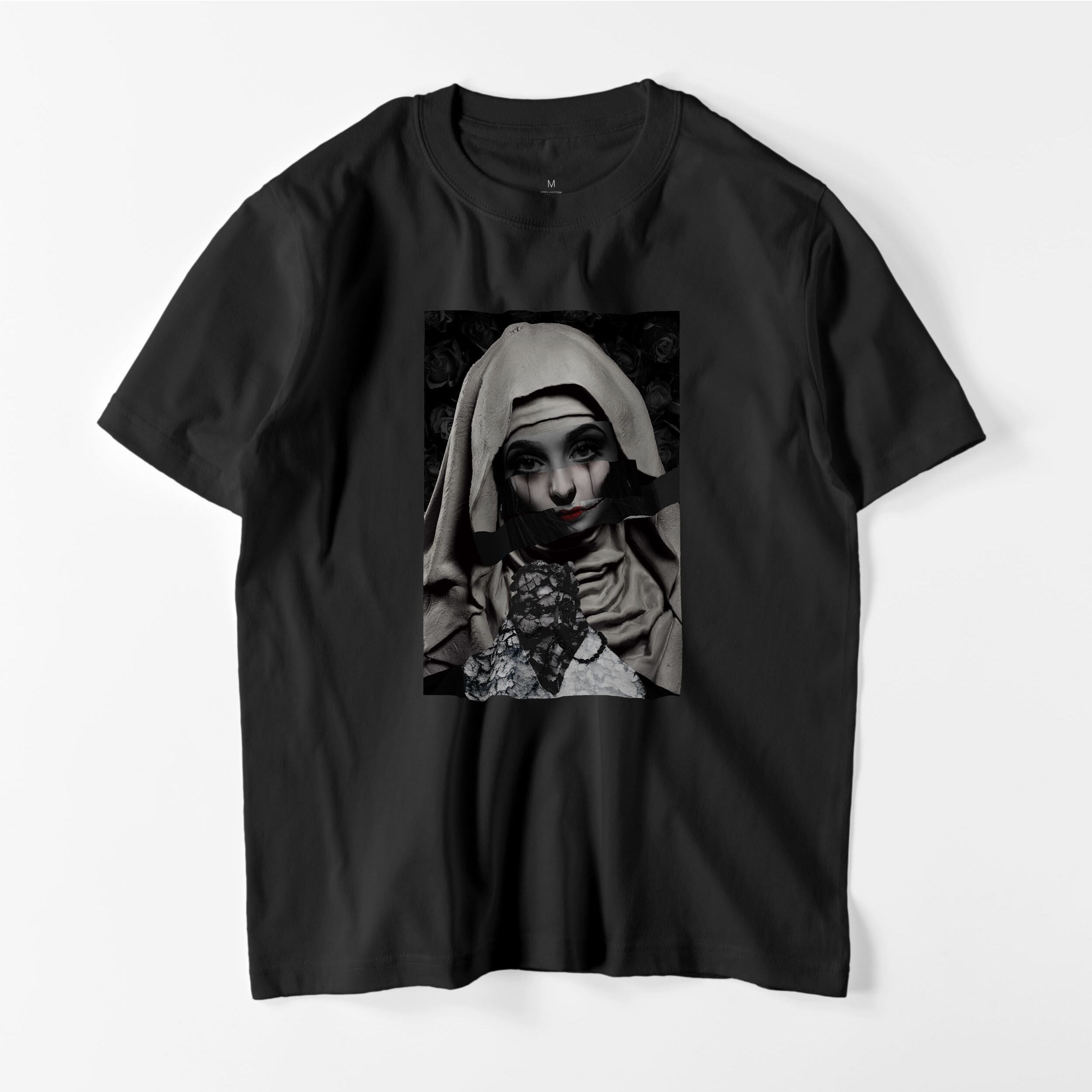 5.6oz Art Print Cotton S/S TEE 